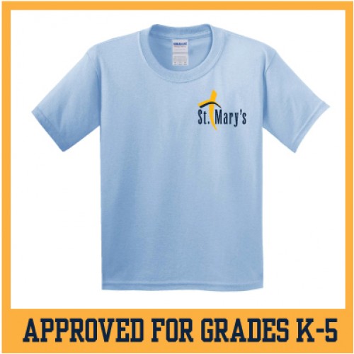 Gildan® - Heavy Cotton™ 100% Cotton T-Shirt - Youth (Light Blue)